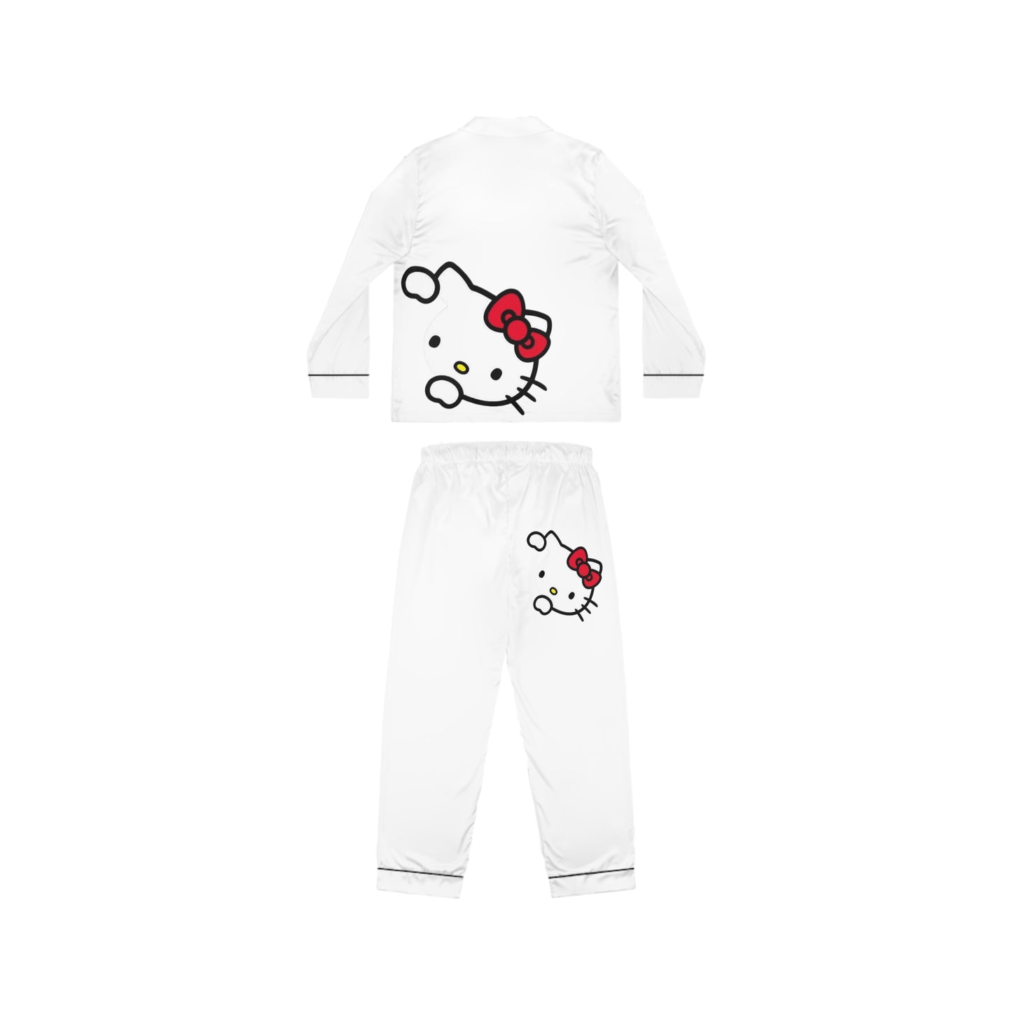Women’s Hello Kitty Satin Pajamas - Luxurious Sleepwear