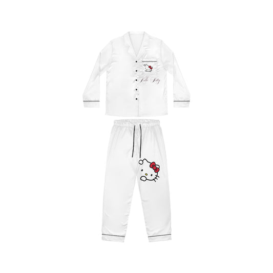 Women’s Hello Kitty Satin Pajamas - Luxurious Sleepwear